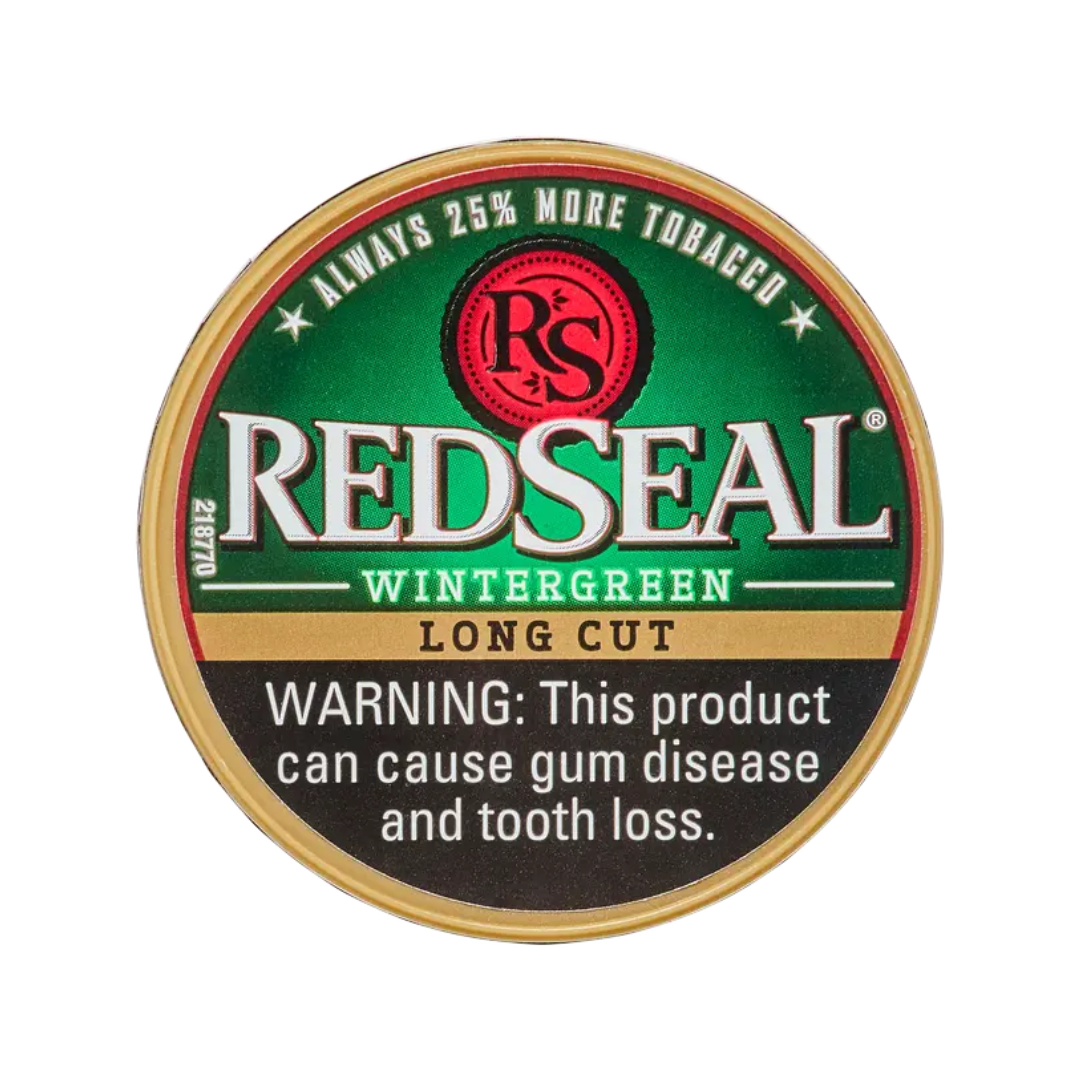 Red Seal Long Cut Wintergreen Chewing Tobacco