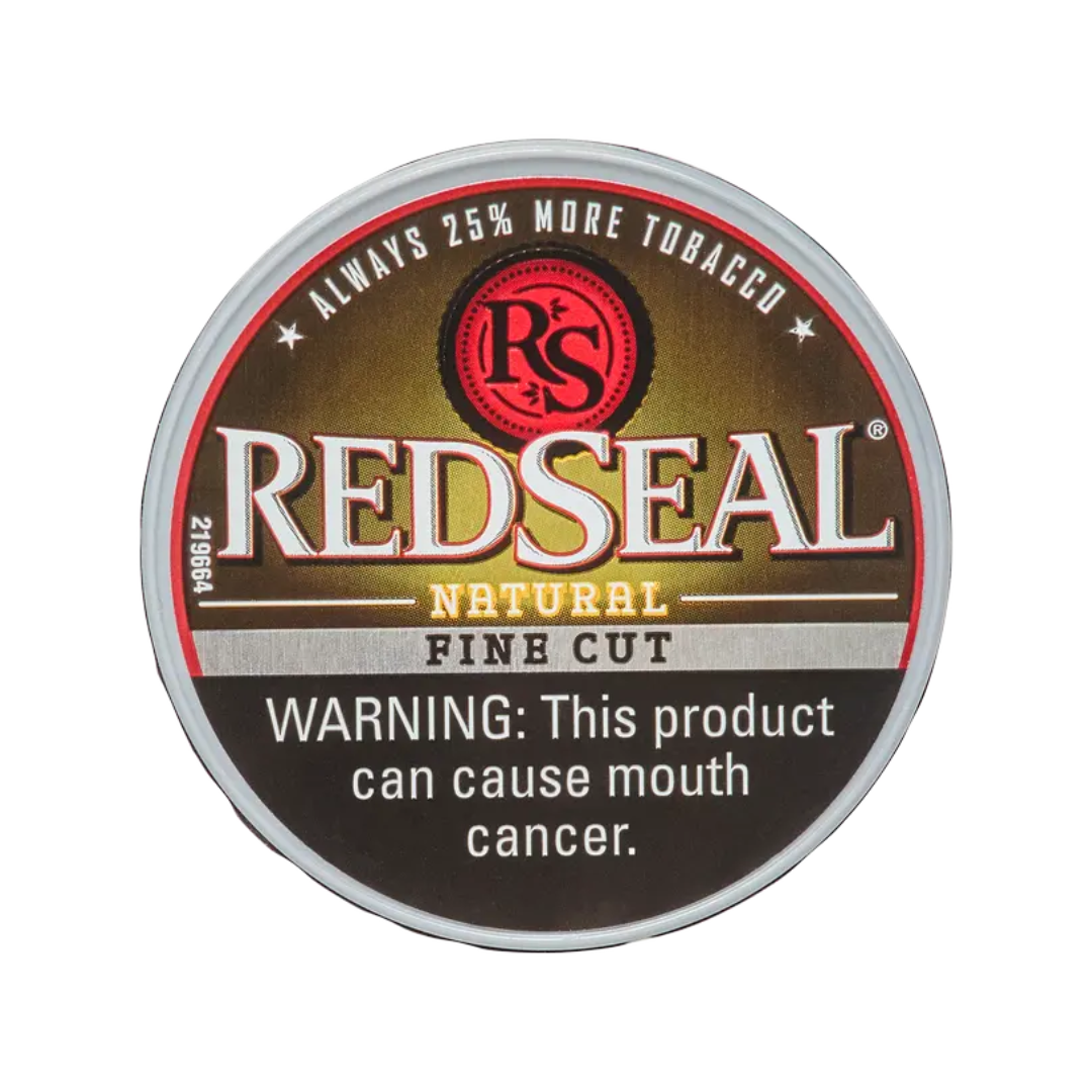 Red Seal Fine Cut Natural Chewing Tobacco 1.2oz