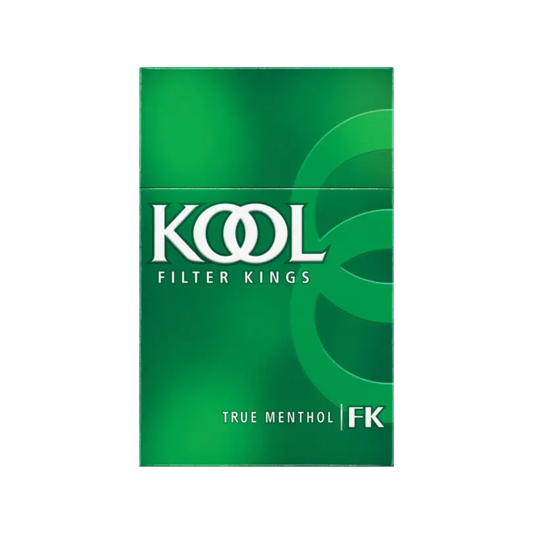 Kool Kings Menthol Green Cigarettes 20ct Box 1pk