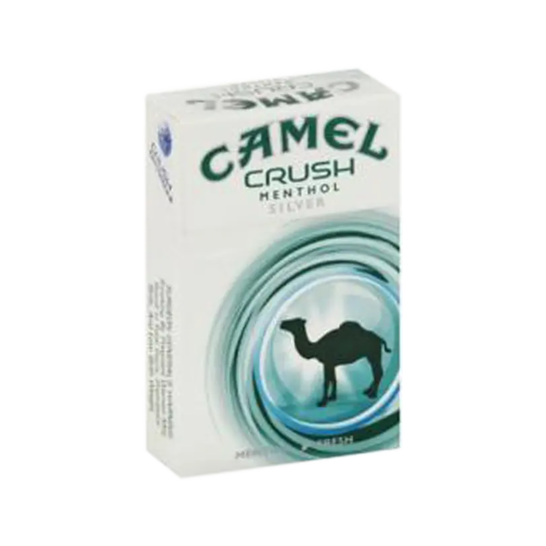 Camel Crush Menthol Silver Cigarettes 20ct Box 1pk