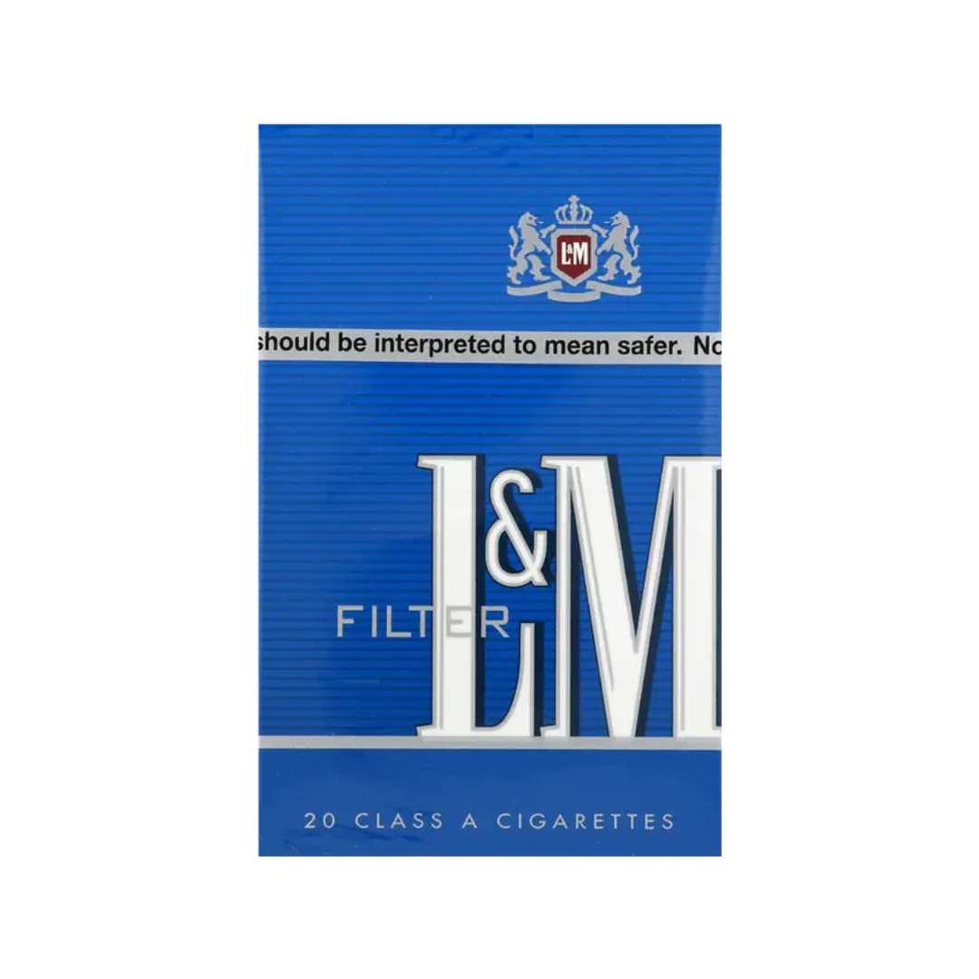 L&M Blue Box Cigarettes 20ct Box 1pk