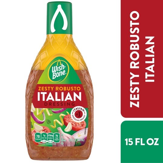 Wish-Bone Zesty Robusto Italian Salad Dressing, 15 fl oz