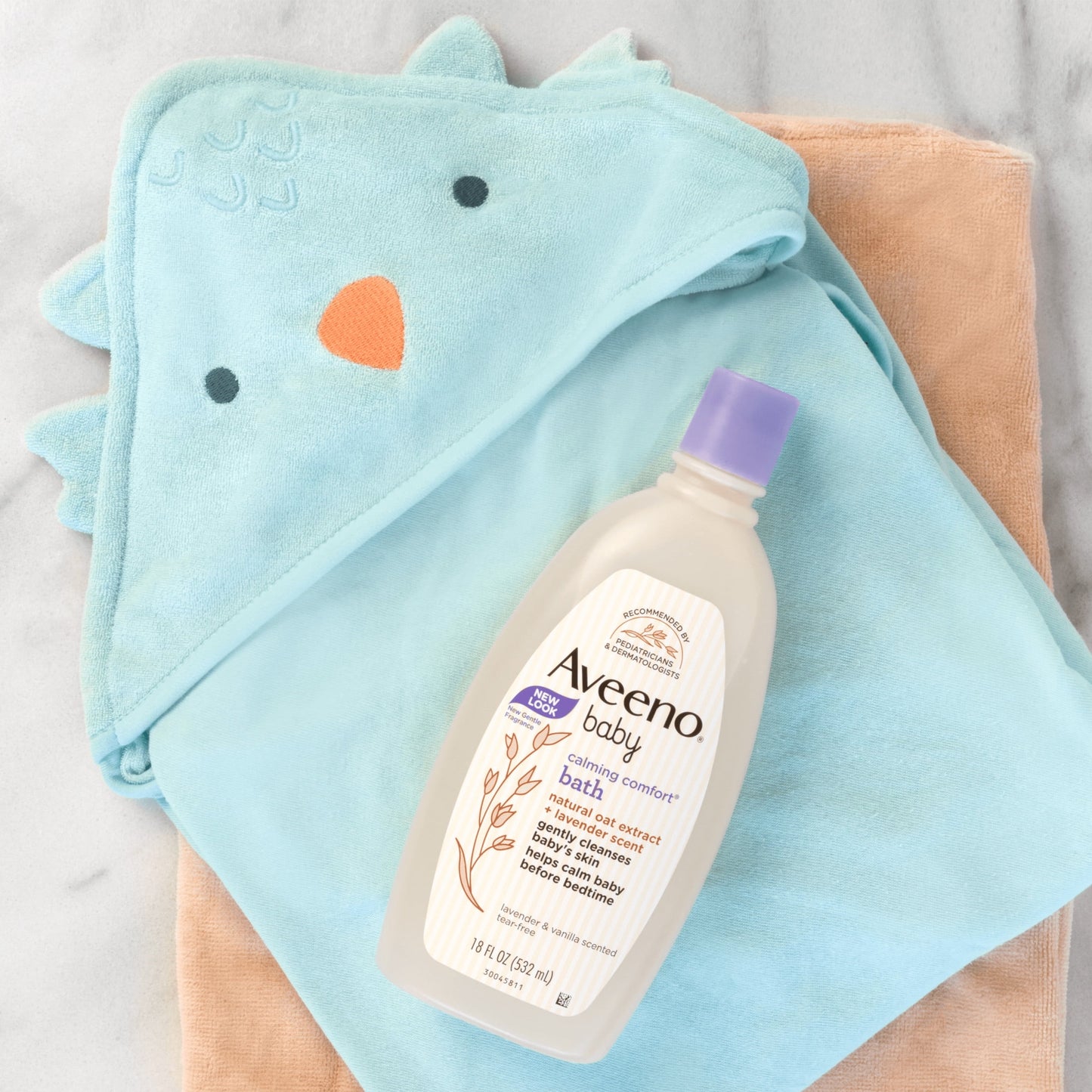 Aveeno Baby Calming Comfort Bath & Wash, Lavender & Vanilla, 18 fl. oz