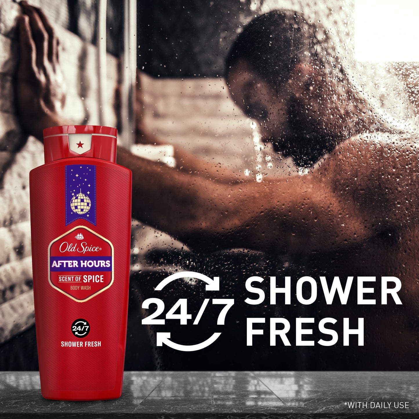 Old Spice Body Wash for Men, After Hours Scent, 24 fl oz