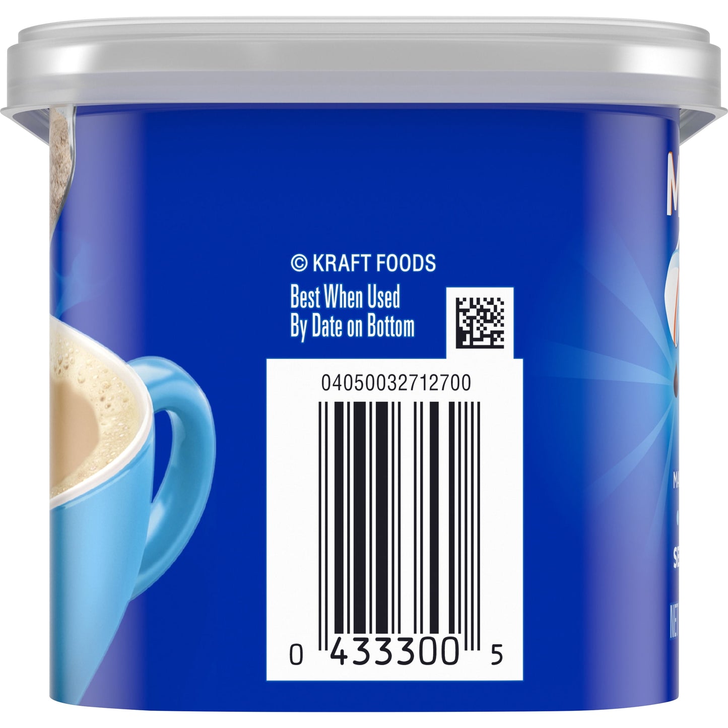 Maxwell House International French Vanilla Sugar Free Decaf Instant Coffee, Decaffeinated, 4 oz. Canister