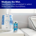 Vicks Vapo Steam Cough Suppressant, Liquid for Use in Vicks Hot Vaporizers, 8 fl oz, VIN008V1