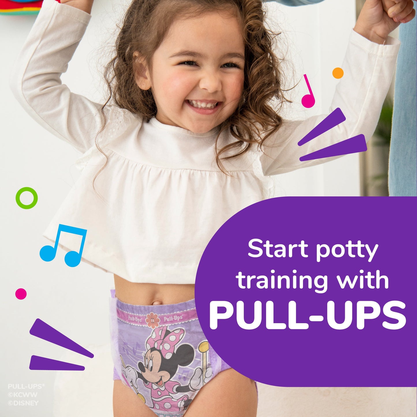 Pull-Ups Girls' Potty Training Pants, 3T-4T (32-40 lbs), 20 Count