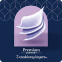 Quilted Northern Ultra Plush 12 Mega Rolls, 3X More Absorbent*, Luxurious Soft Toilet Paper