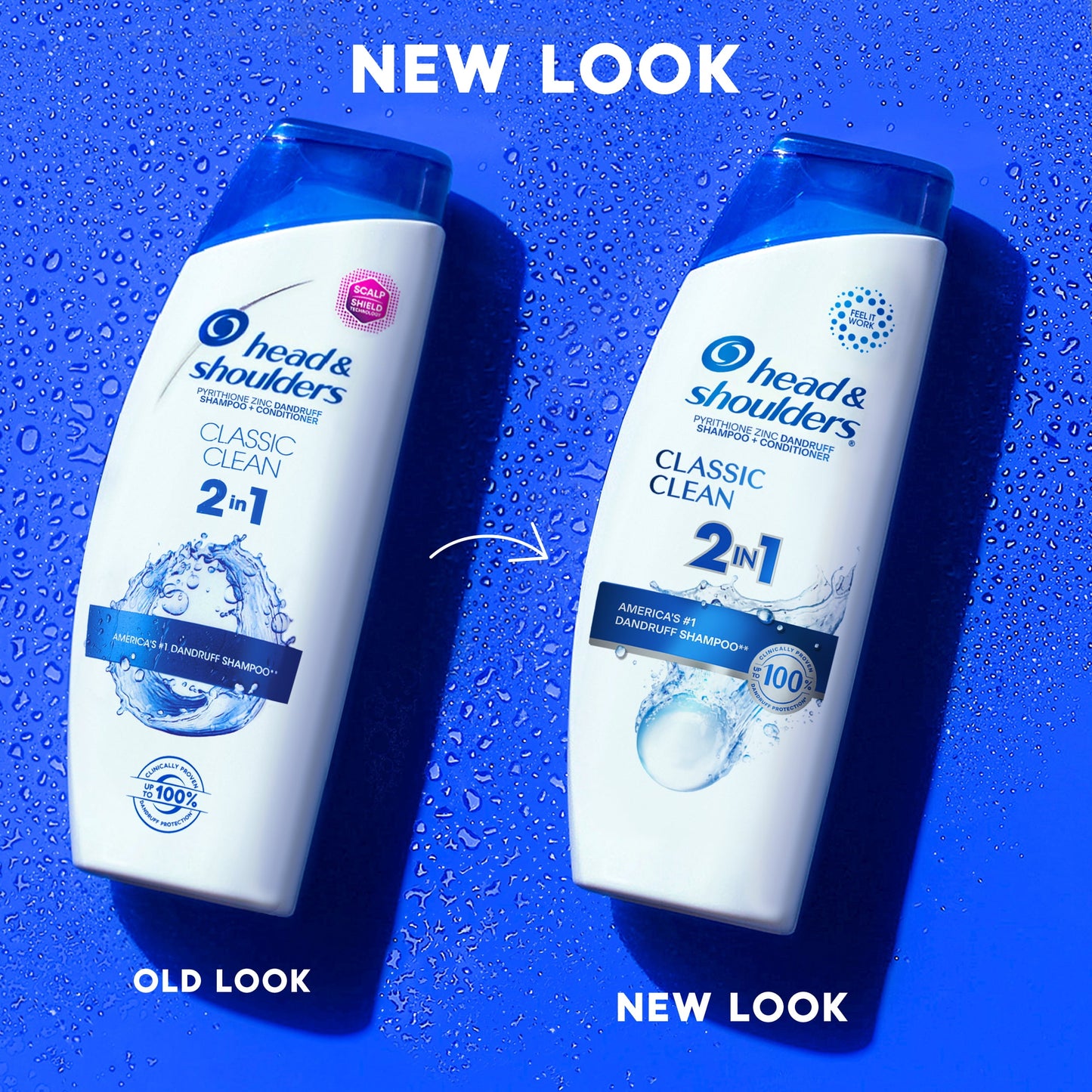 Head & Shoulders 2 in 1 Dandruff Shampoo and Conditioner, Classic Clean, 12.5 fl oz