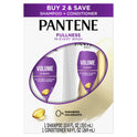 Pantene Pro-V Volume & Body Shampoo 10.4 fl oz + Conditioner 9.0 fl oz, All Hair Types