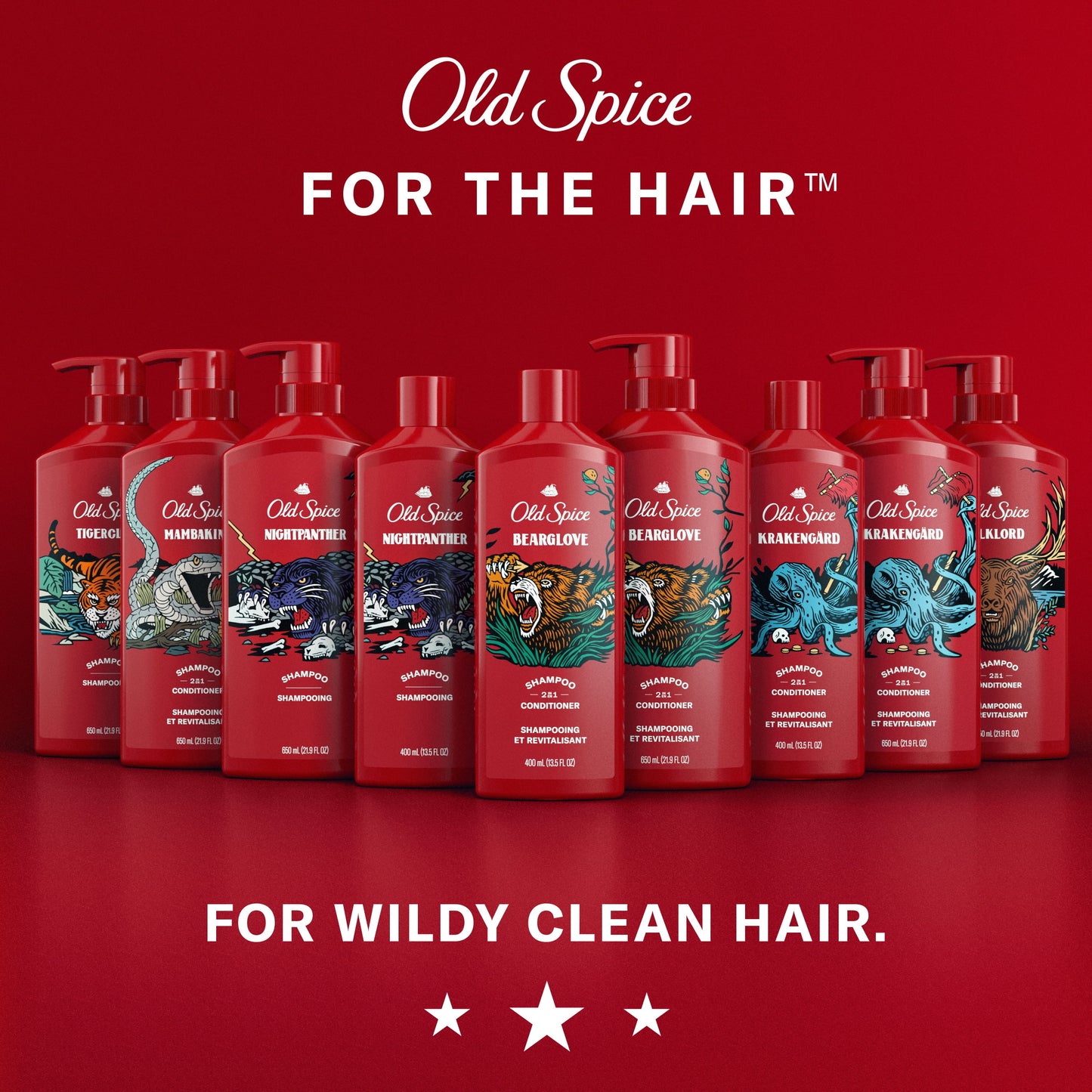 Old Spice Mamba King 2n1 Men's Shampoo and Conditioner, All Hair Types, 21.9 fl oz