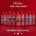 Old Spice Tiger Claw Men's Shampoo, All Hair Types, 21.9 fl oz