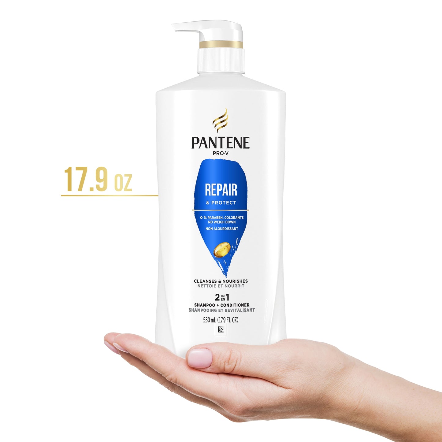 Pantene Pro-V Repair & Protect 2in1 Shampoo + Conditioner,17.9 oz