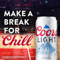 Coors Light Lager Beer, 18 Pack, 12 fl oz Cans, 4.2% ABV