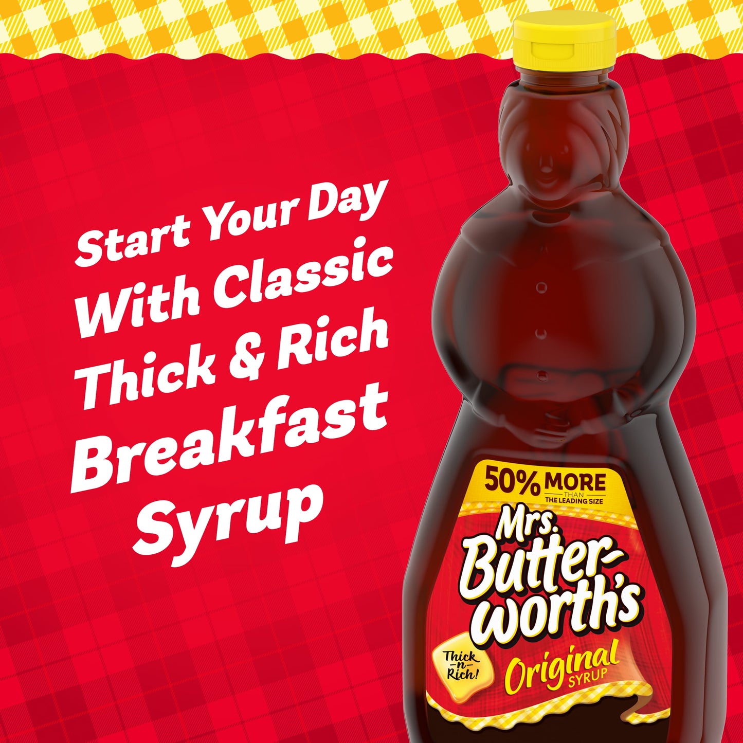 Mrs. Butterworth's Original Thick and Rich Pancake Syrup, 36 oz.