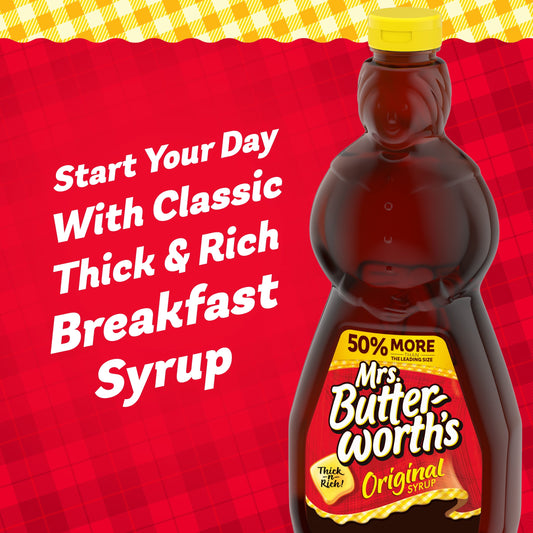 Mrs. Butterworth's Original Thick and Rich Pancake Syrup, 36 oz.