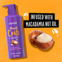 Aussie Miracle Coils Sulfate-Free Shampoo, All Hair Types, Macadamia Nut Oil, Paraben Free, 16 fl oz