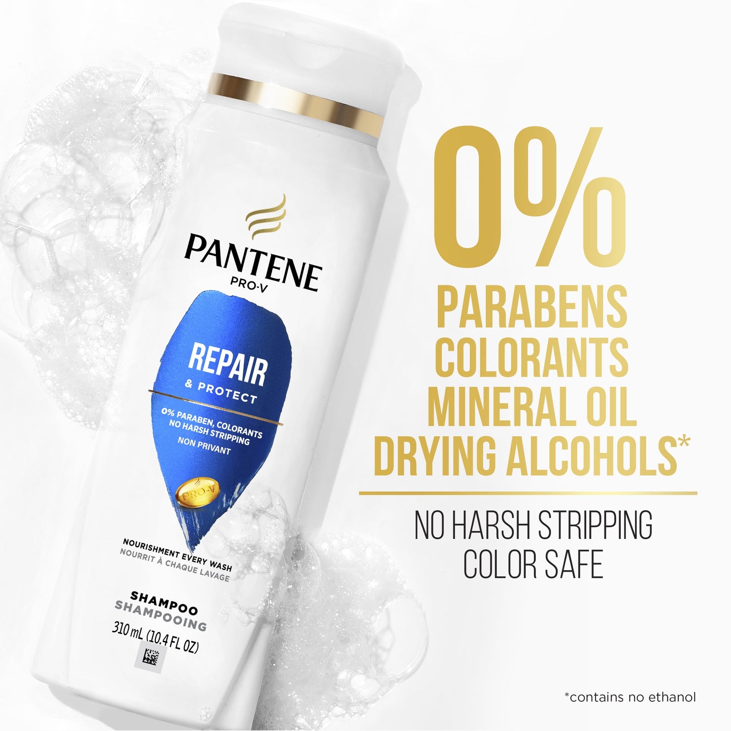 Pantene Pro-V Repair & Protect Shampoo, All Hair Types,10.4 fl oz + Conditioner, 9.0 fl oz