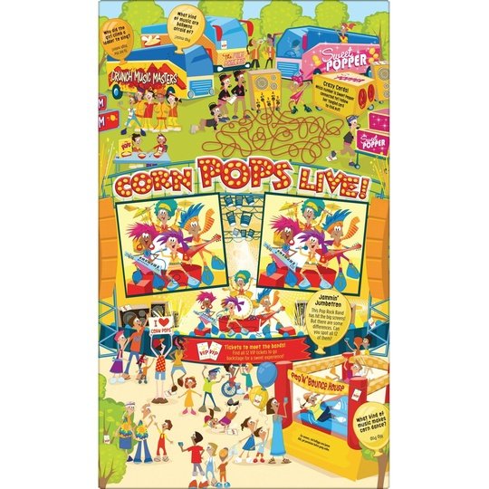 Kellogg's Corn Pops Original Breakfast Cereal, Family Size, 16.4 oz Box