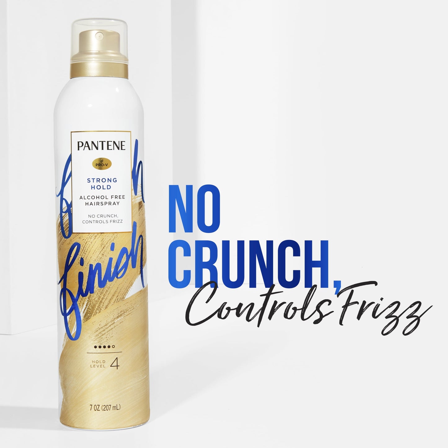 PANTENE Pro-V Strong Hold Alcohol Free* Level 4 Hairspray, 7.0 oz Unisex