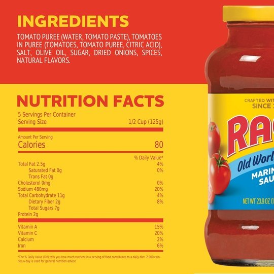 Ragu Old World Style Marinara Sauce, 24 oz
