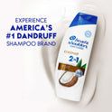 Head & Shoulders 2 in 1 Dandruff Shampoo and Conditioner, Coconut, 12.5 oz