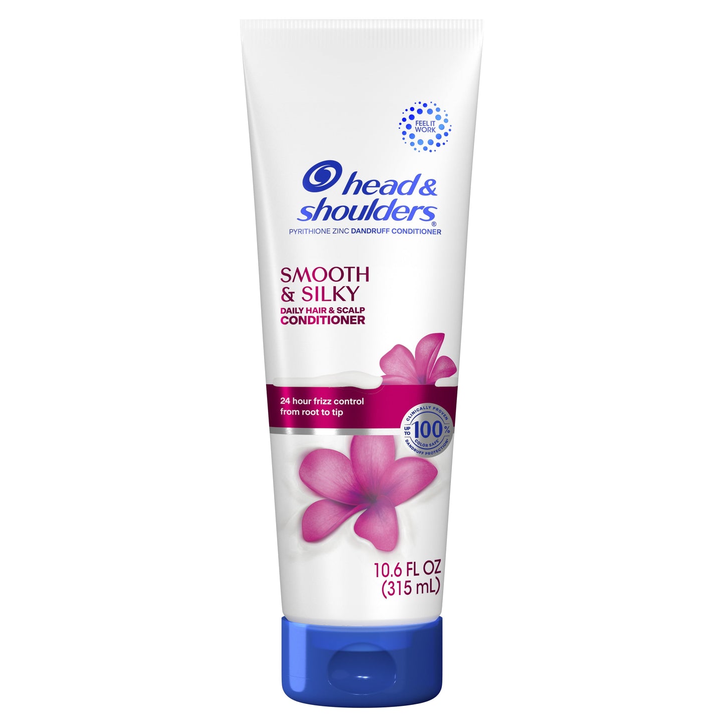 Head and Shoulders Dandruff Conditioner, Smooth and Silky, 10.6 fl oz