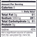 Iodized salt