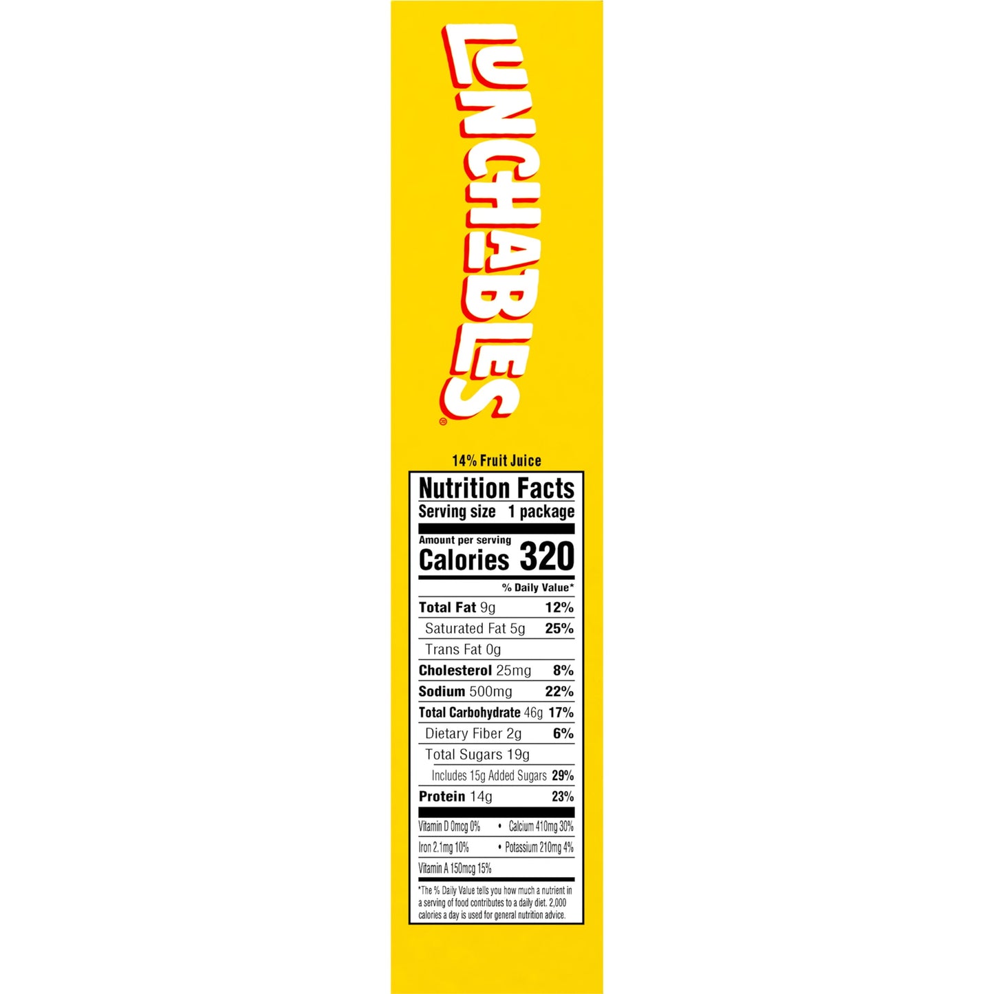 Lunchables Extra Cheese Pizza Kids Lunch Meal Kit, 10.6 oz Box