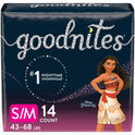 Goodnites Nighttime Bedwetting Underwear for Girls, S/M, 14 Ct