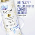 Pantene Sulfate Free Shampoo, Illuminating Shampoo with Biotin, Color Safe, 9.6 oz
