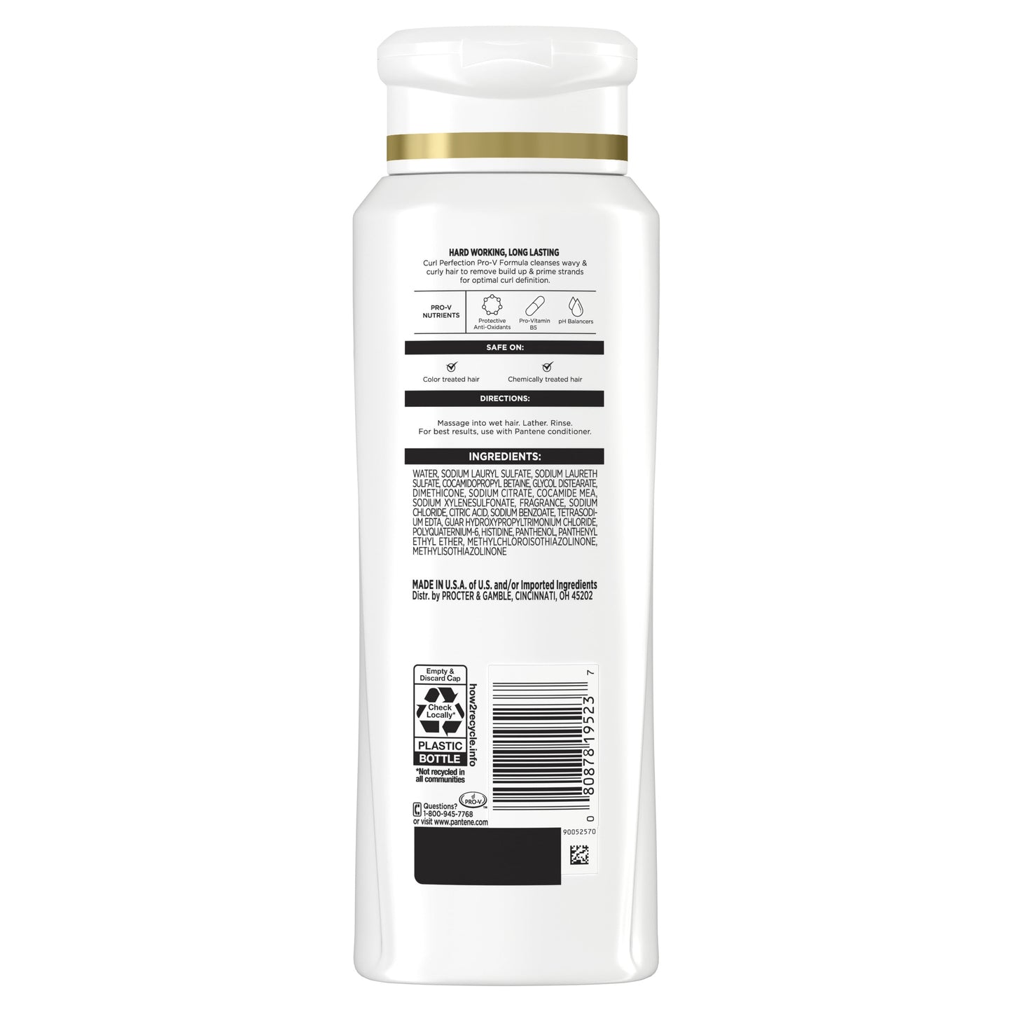Pantene Pro-V Curl Perfection Shampoo, 10.4oz