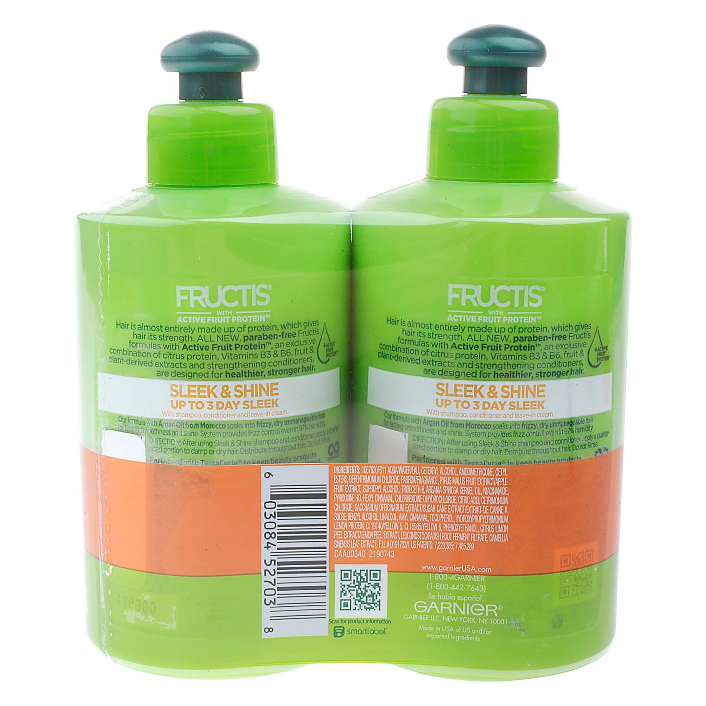 Garnier Fructis Sleek and Shine Leave in Conditioning Cream, 20.4 fl oz