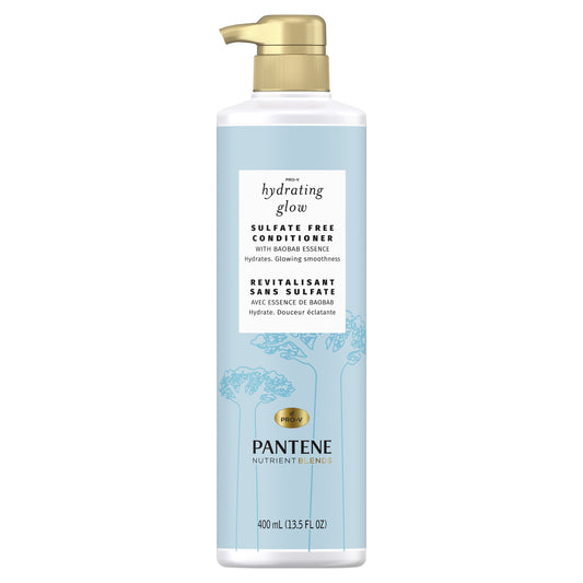 Pantene Sulfate Free Conditioner with Baobab Essence, Color Safe, Nutrient Blends, 13.5 oz