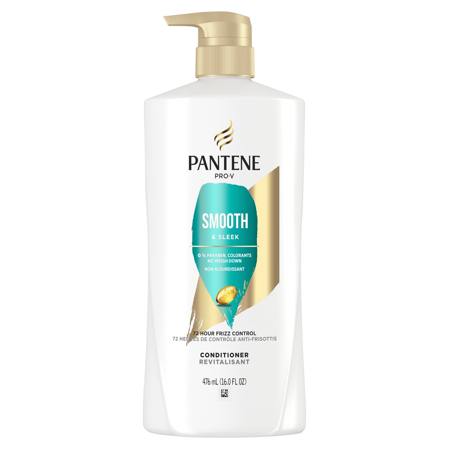 Pantene Pro-V Smooth and Sleek Conditioner, Shine Enhancing, 16.0 fl oz