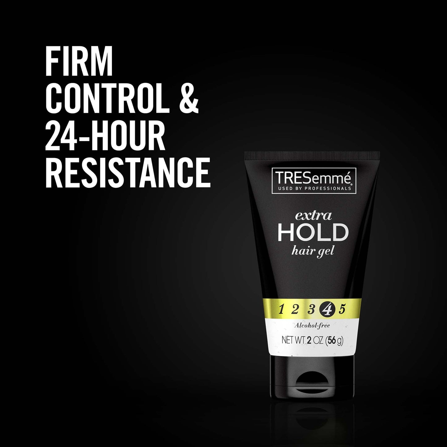 Tresemme TRES Two Frizz Control Humidity Resistant Squeeze Hair Styling Gel, 2 oz, Travel Size