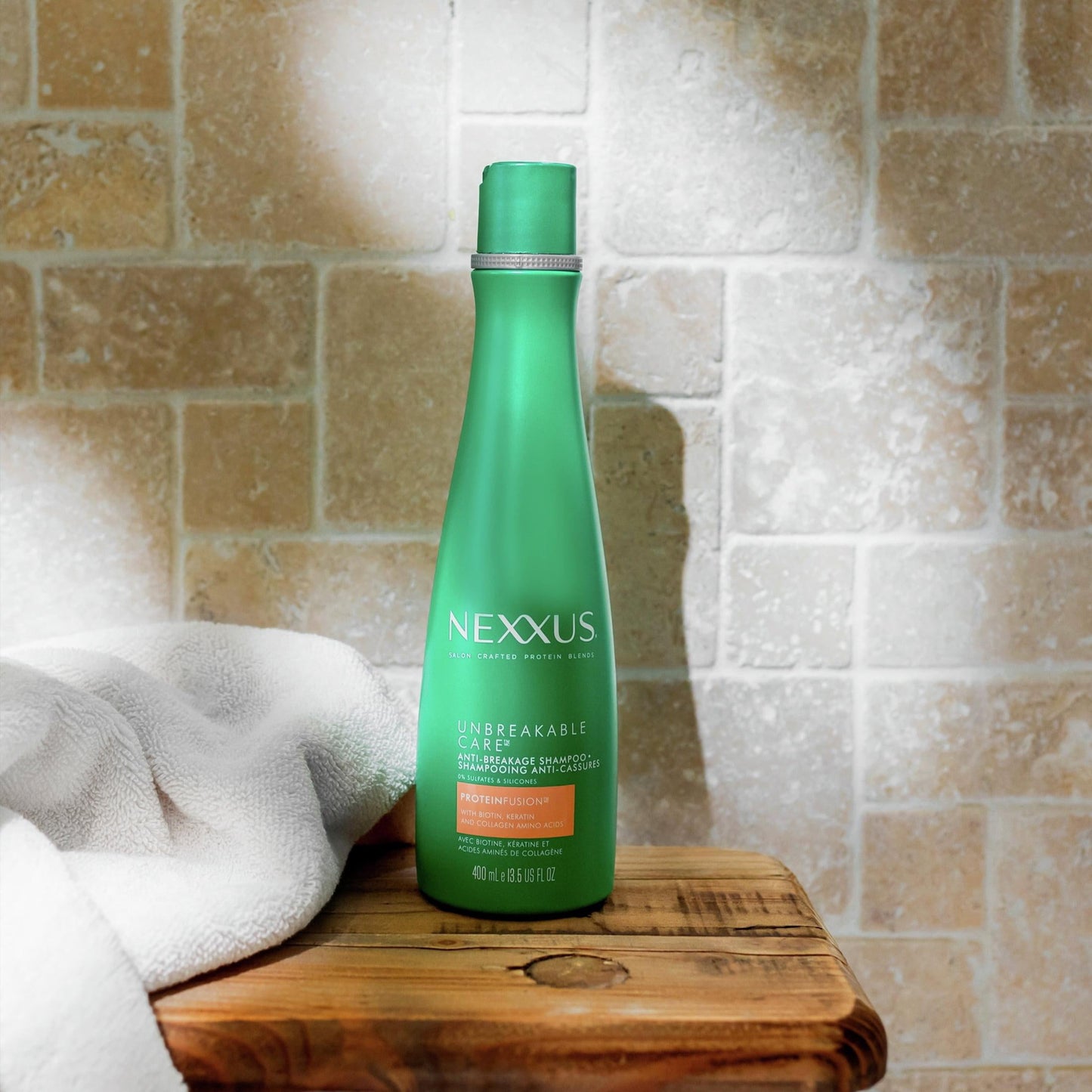 Nexxus Unbreakable Care Anti Breakage Daily Shampoo with Biotin, 16.5 fl oz