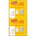 Glad 4 Gallon Small Quick Tie Trash Bags, Gain Original Scent, Febreze Freshness, 40 Bags