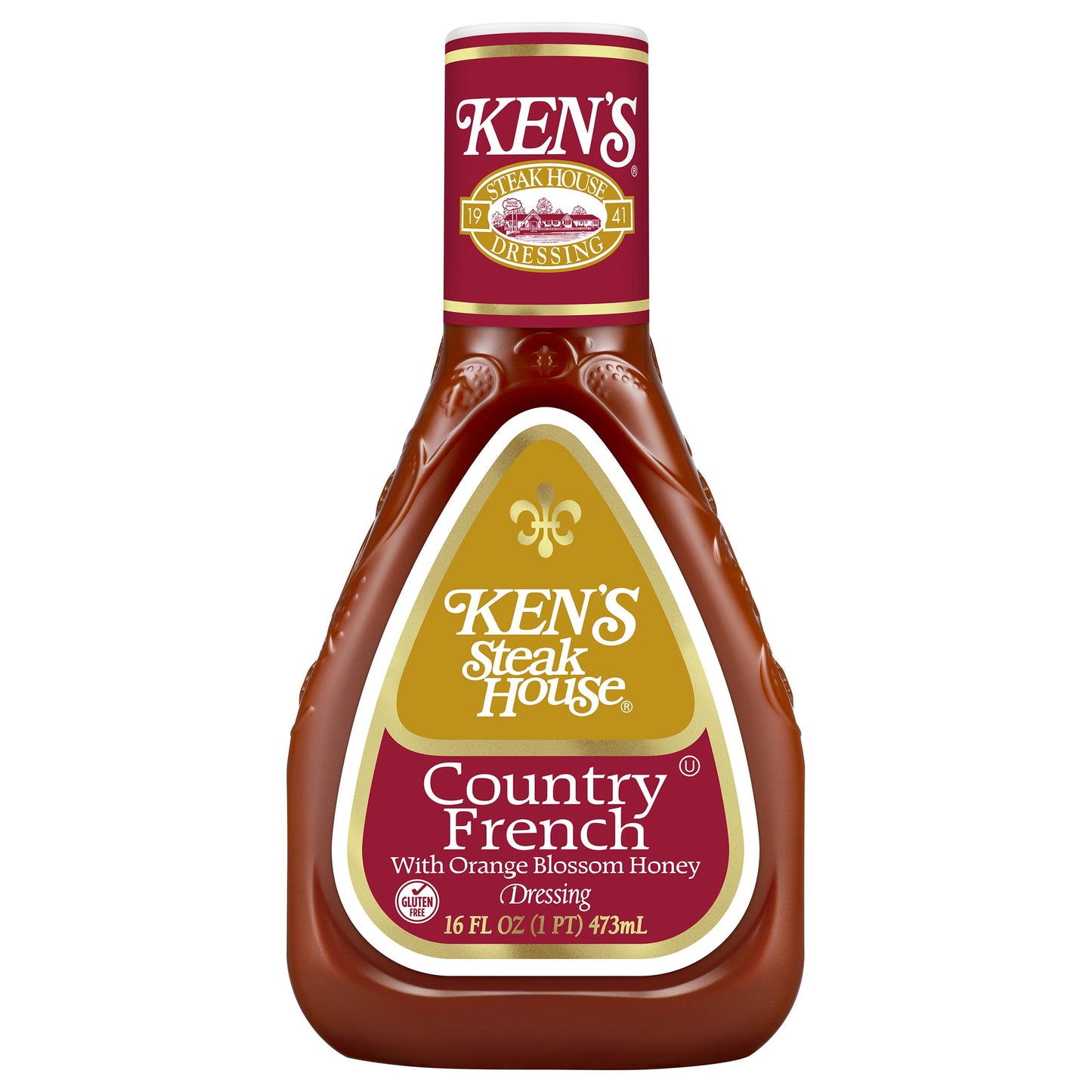 Ken's Steak House Country French with Orange Blossom Honey Dressing 16 fl oz