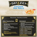 Tai Pei Chicken Egg Rolls Frozen Asian Appetizers 24.5 Oz