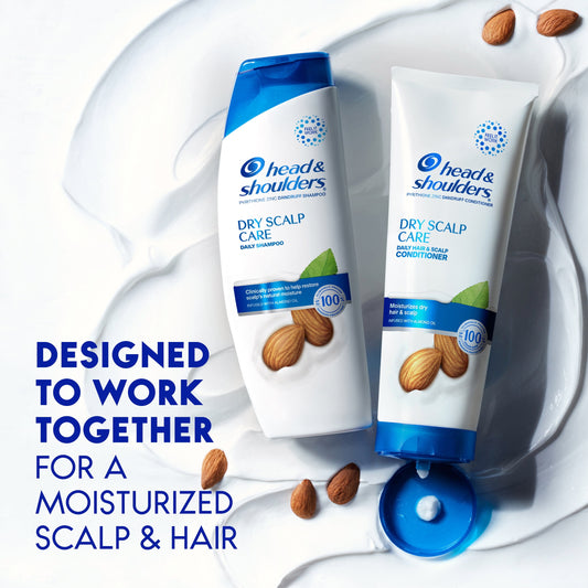 Head & Shoulders Paraben Free Dry Scalp Care Shampoo (12.5oz) and Conditioner (10.9 fl oz) Dual Pack