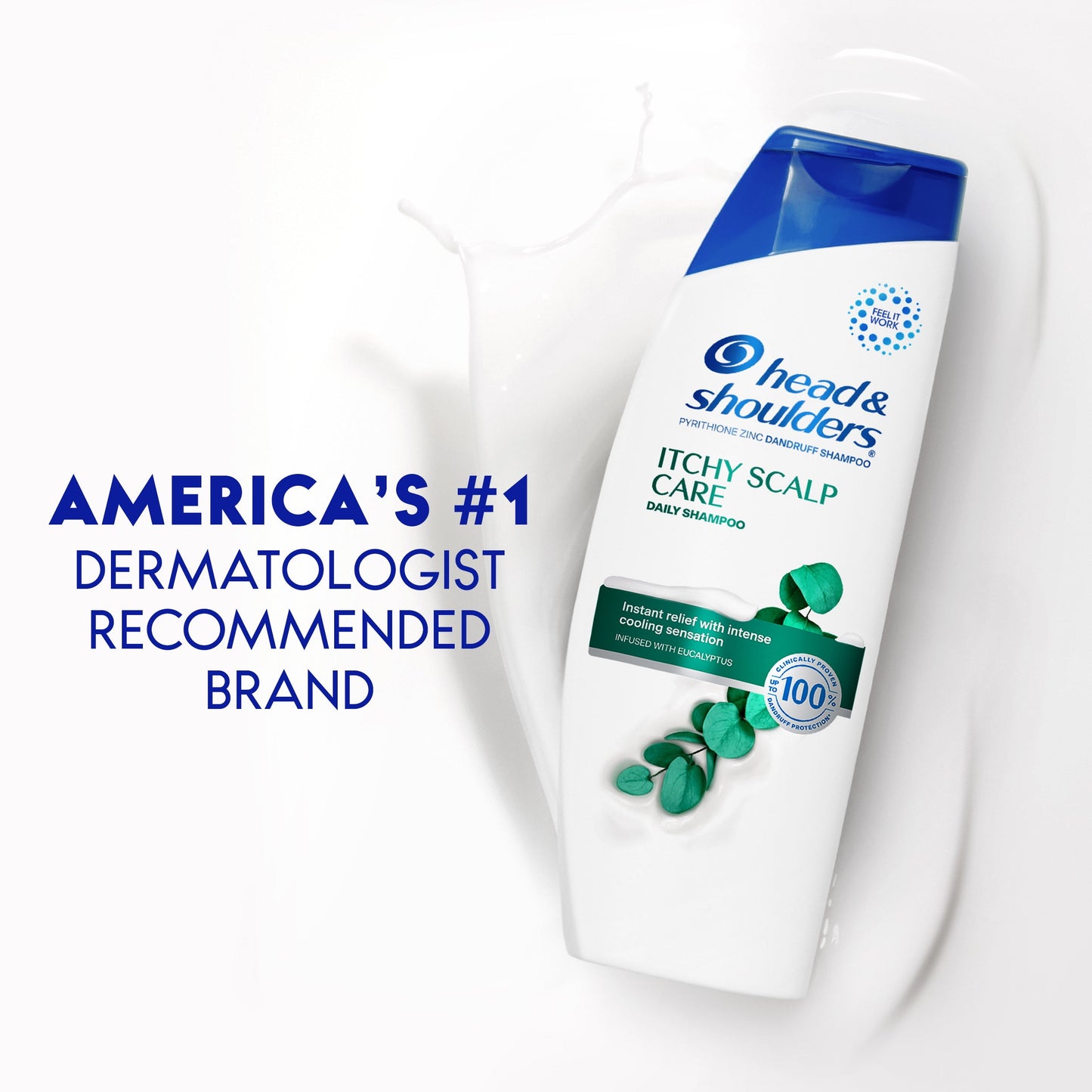 Head and Shoulders Dandruff Shampoo, Itchy Scalp Care, 12.5 fl oz