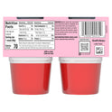 Jell-O Original Strawberry Jello Cups Gelatin Snack, 4 Ct Cups