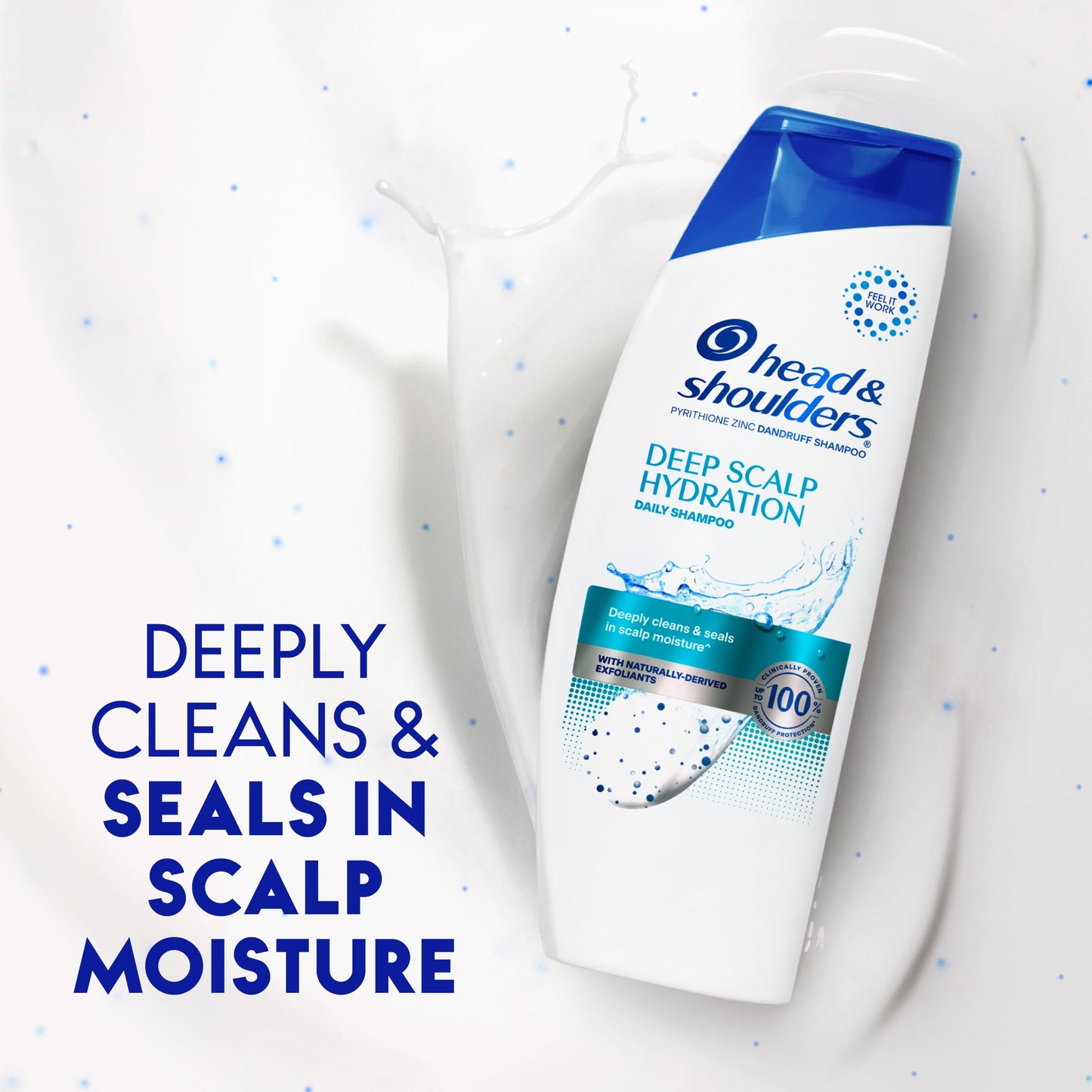 Head and Shoulders Dandruff Shampoo, Deep Scalp Cleanse, 12.5 oz