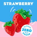 Jell-O Strawberry Sugar Free Jello Cups Gelatin Snack, 4 Ct Cups