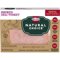HORMEL NATURAL CHOICE Sliced Smoked Deli Turkey Lunch Meat, 8 oz Plastic Package