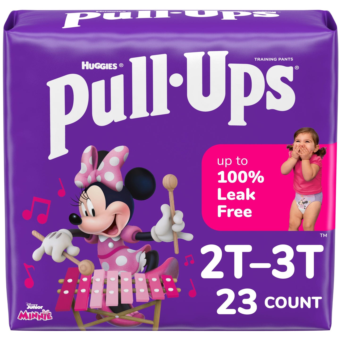 Pull-Ups Girls' Potty Training Pants, 2T-3T (16-34 lbs), 23 Count