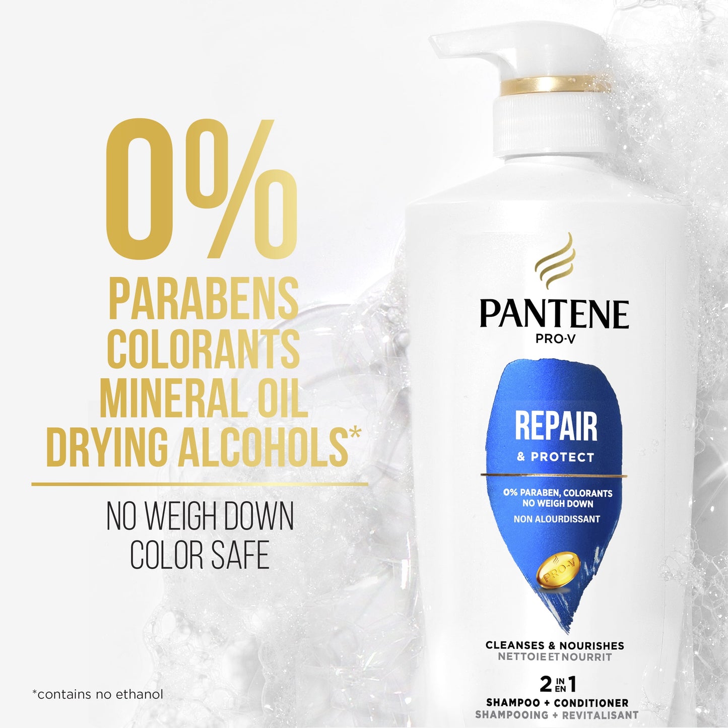 Pantene Pro-V Repair & Protect 2in1 Shampoo + Conditioner,17.9 oz