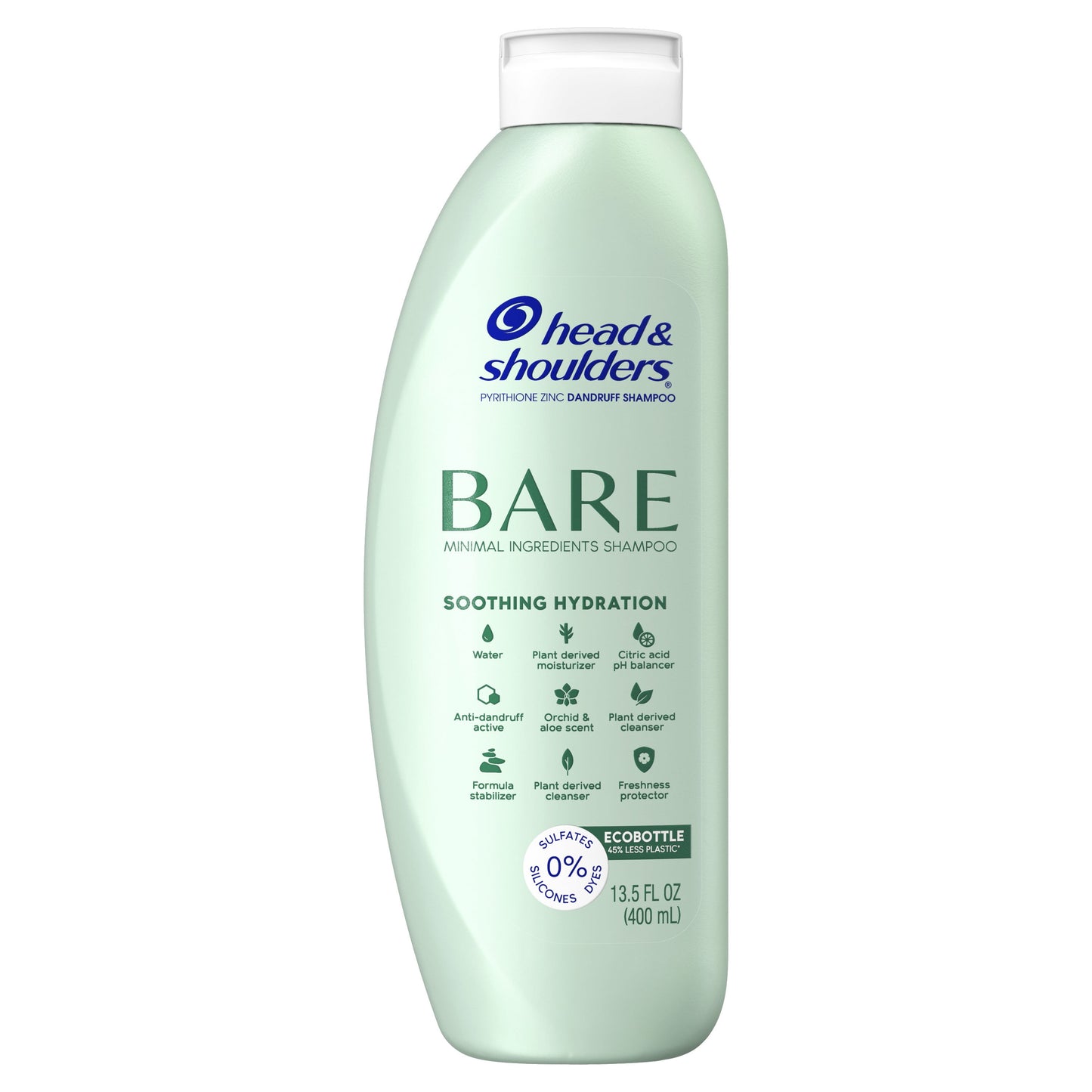 Head & Shoulders BARE Soothing Hydration Dandruff Shampoo, Anti-Dandruff, 13.5 oz