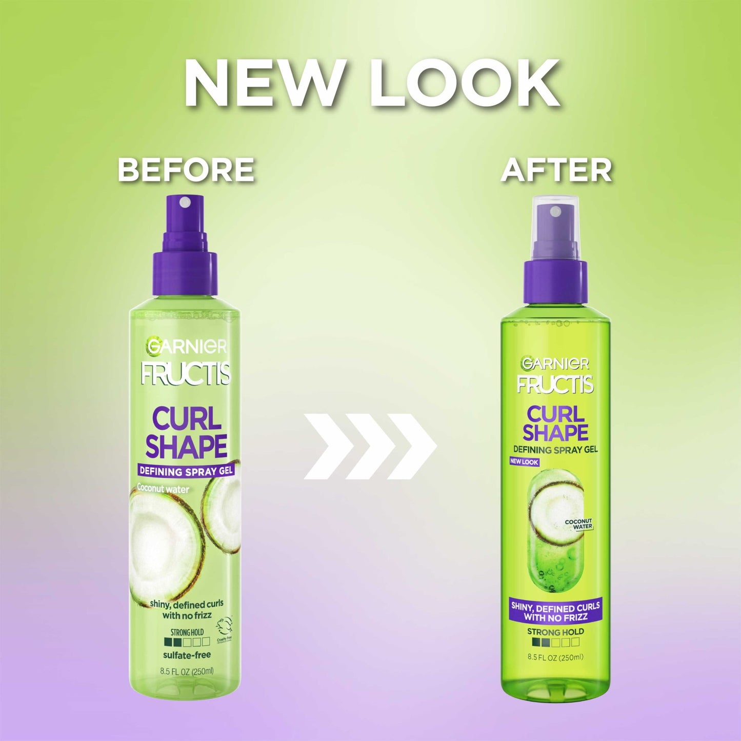 Garnier Fructis Style Curl Shape Defining Spray Gel, For Curly Hair, 8.5 fl oz